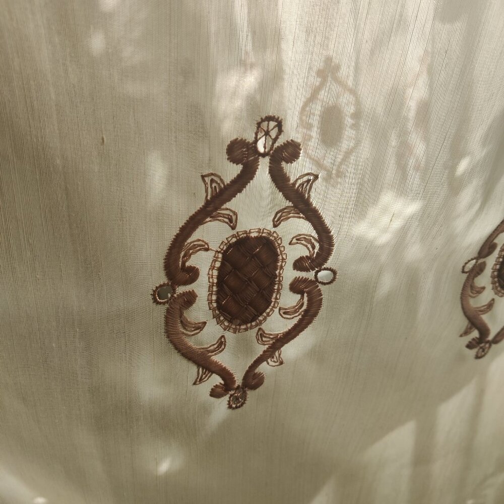 Embroidered Sheers - Picture 6 of 7